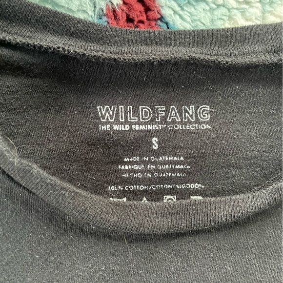 WILDFANG wild feminist floral shirt Sz S - Picture 2 of 2